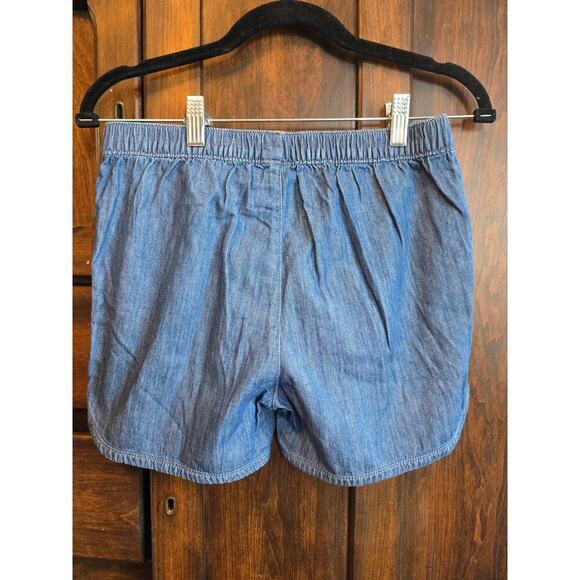 Lot of 2 -Chambray pull-on shorts size 14 - Picture 3 of 9